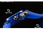 Big Bang Unico Blue Sapphire SS Blue Rubber Strap Skeleton Dial Swiss Valjoux 7750 Auto