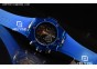 Big Bang Unico Blue Sapphire SS Blue Rubber Strap Skeleton Dial Swiss Valjoux 7750 Auto