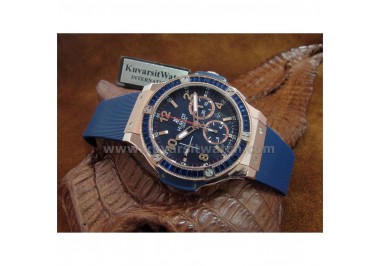 REPLICA HUBLOT BIG BANG 44 TUTTI FRUTTI BLUE .7750 AUTOCHRONO