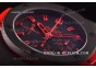 Hublot Big Bang Red Magic Swiss Valjoux 7750 Automatic PVD Case with Black Dial and Red Leather Strap