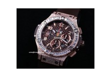 HB8718 - Big Bang Full Diamond Quadrate Diamond Bezel - Asia 7750