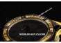 Hublot Big Bang Chronograph Swiss Quartz Movement PVD Case with Yellow Diamond Bezel and Yellow Rubber Strap-Lady Model