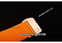 Hublot Big Bang Chronograph Swiss Quartz Movement Rose Gold Case with Orange Diamond Bezel and Orange Rubber Strap-Lady Model