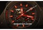 Hublot King Power F1 Swiss Valjoux 7750 Automatic Movement PVD Case with Skeleton Dial and Red Markers/Hands
