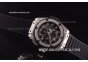 Hublot King Power F1 Swiss Valjoux 7750 Automatic Steel Case with Skeleton Dial and Black Rubber Strap
