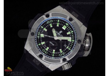 King Power 48mm OceanoGraphic 4000 Titanium V2 A7750 (Free Nylon Strap)