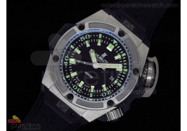 King Power 48mm OceanoGraphic 4000 Titanium V2 A7750 (Free Nylon Strap)