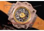 Hublot Masterpiece MP 08 Antikythera Sunmoon 908.NX.1023.GR Skeleton Dial Yellow Leather Rose Gold Watch
