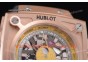 Hublot Masterpiece MP 08 Antikythera Sunmoon 908.NX.1023.GR Skeleton Dial Yellow Leather Rose Gold Watch