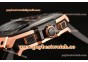 Hublot MP-06 Senna Chrono T854656 Skeleton Dial Stick Markers Rose Gold Watch