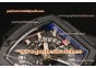 Hublot MP-06 Senna Chrono T854651 Skeleton Dial White Markers PVD Watch