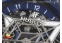 Big Bang Sang Bleu II Chrono SS HRF Best Edition Blue Dial on Blue Gummy Strap A7750
