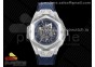 Big Bang Sang Bleu II Chrono SS HRF Best Edition Blue Dial on Blue Gummy Strap A7750