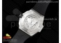 Big Bang Sang Bleu II Chrono SS HRF Best Edition Blue Dial on Blue Gummy Strap A7750