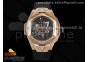 Big Bang Sang Bleu II Chrono RG HRF Best Edition Black Dial on Black Gummy Strap A7750