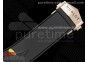 Big Bang Sang Bleu II Chrono RG HRF Best Edition White Dial on Black Gummy Strap A7750