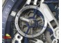 Hublot Big Bang Unico Titanium ZF 1:1 Best Edition Blue Skeleton Dial on Blue Rubber Strap A1280