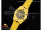 Big Bang Unico Yellow Magic Ceramic ZF 1:1 Best Edition Skeleton Dial on Yellow Rubber Strap A1280