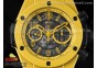 Big Bang Unico Yellow Magic Ceramic ZF 1:1 Best Edition Skeleton Dial on Yellow Rubber Strap A1280