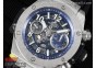Big Bang Unico SS 45mm BBF 1:1 Best Edition Skeleton Dial on Black Rubber Strap A1280