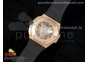 Big Bang Sang Bleu II Chrono RG BBF Best Edition White Dial on White Gummy Strap A7750
